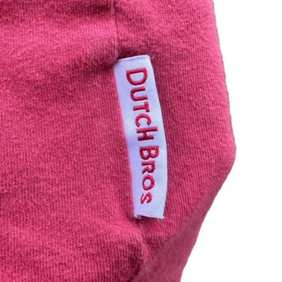 Dutch Bros Unisex Red/Pink “Life is Beautiful” MEDIUM+ LARGE +XL T Rare Vintage - Picture 5 of 11